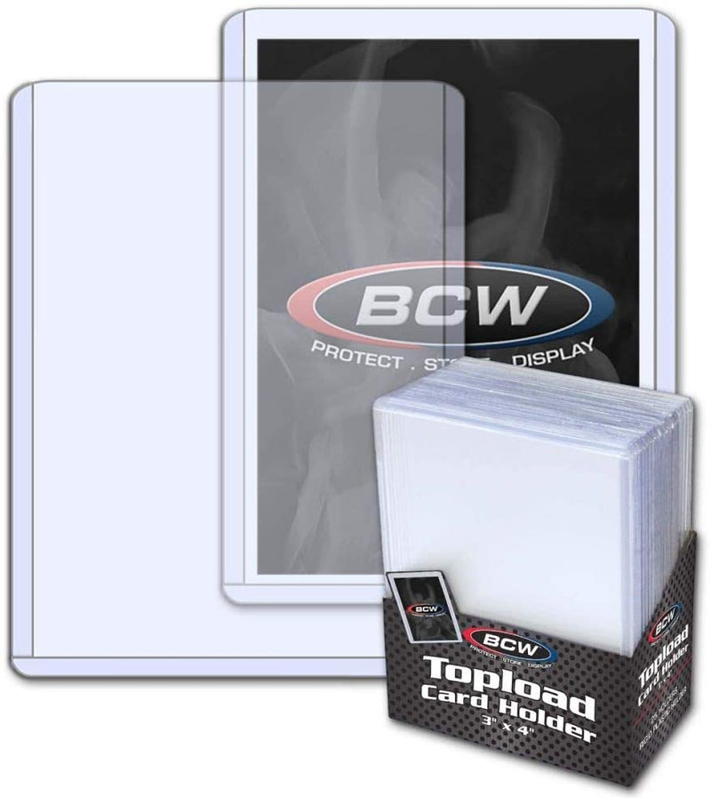 BCW 3x4 Regular Trading Card Toploaders