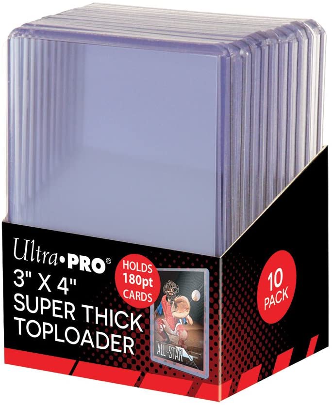 Ultra Pro 3" X 4" Clear 180pt Toploader