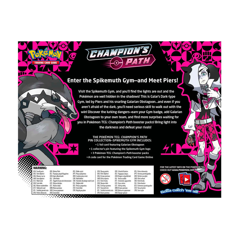 Pokémon TCG: Champion's Path Pin Collection (Spikemuth Gym)