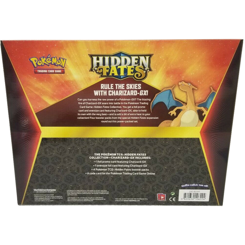 Pokémon Sun & Moon Hidden Fates Assorted Gx Box- Charizard + HIT KIT