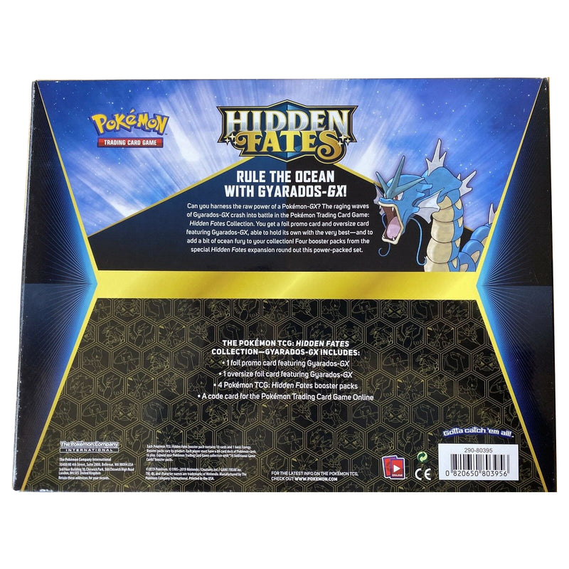 Pokémon Sun & Moon Hidden Fates Assorted Gx Box- Gyarados