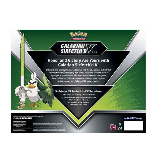 Pokemon TCG: Galarian Sirfetch'd V Box