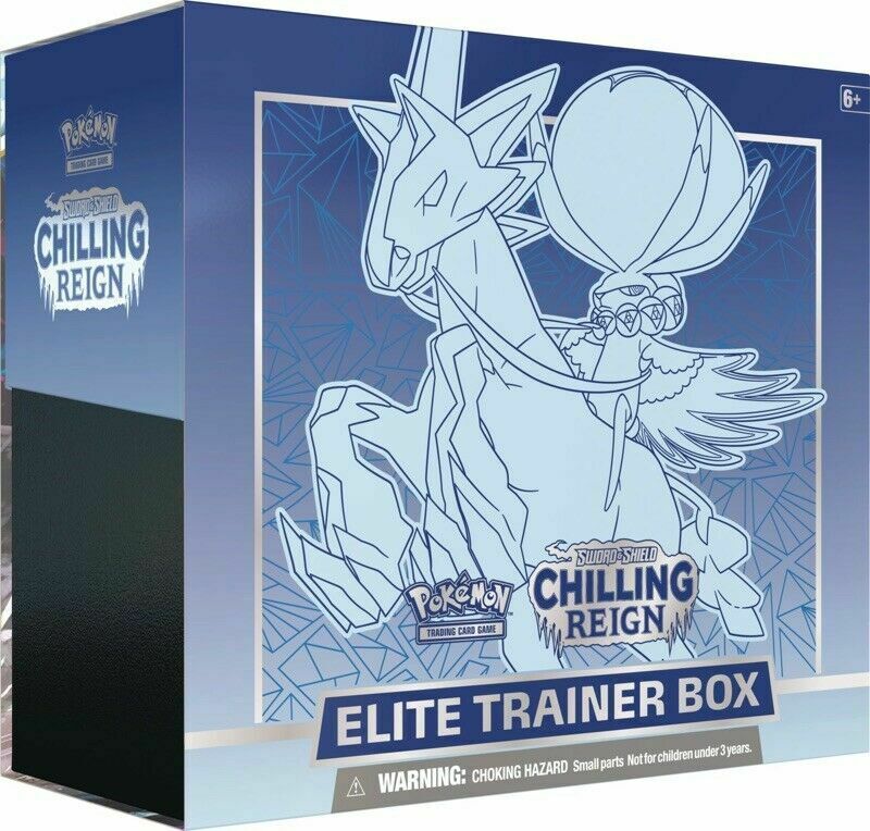 Chilling Reign Elite Trainer Box - Calyrex Ice Ryder Blue