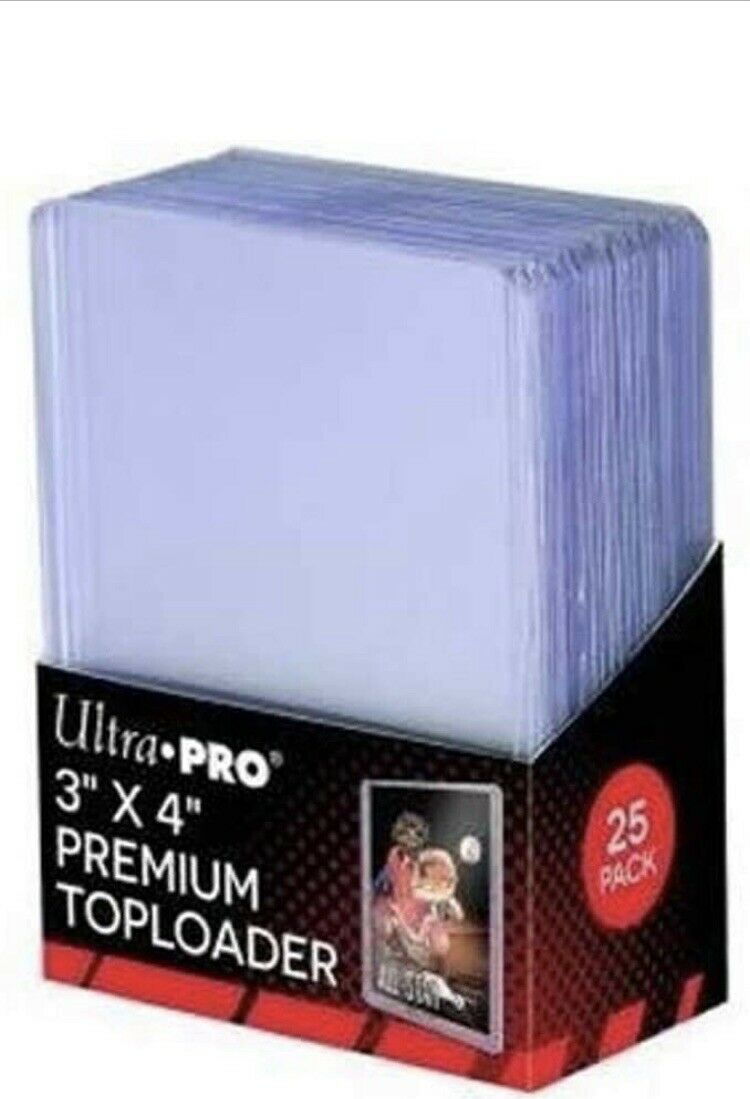 Ultra Pro 3" X 4" Clear Premium Toploader Case | 25 Count