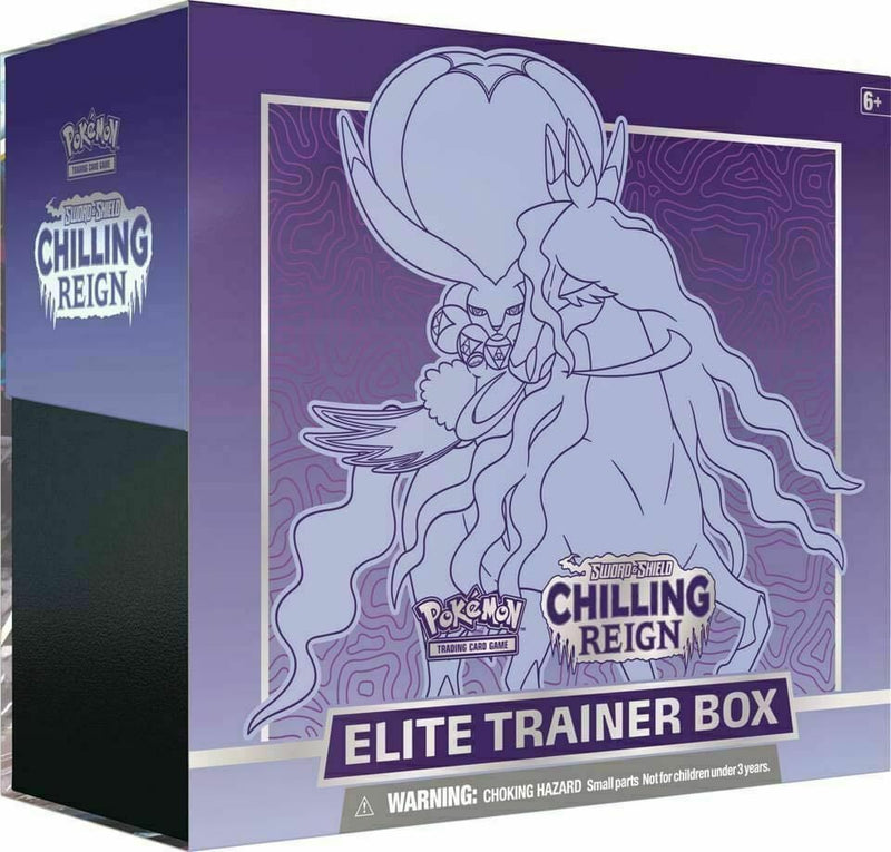 Pokemon Chilling Reign Elite Trainer Box (ETB) - Calyrex Shadow Ryder PURPLE